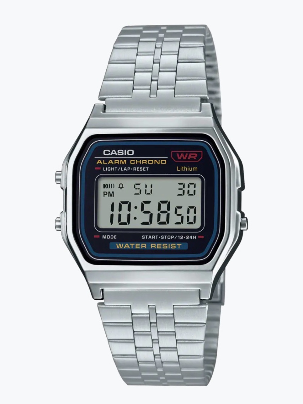 Casio Watch A159W Silver